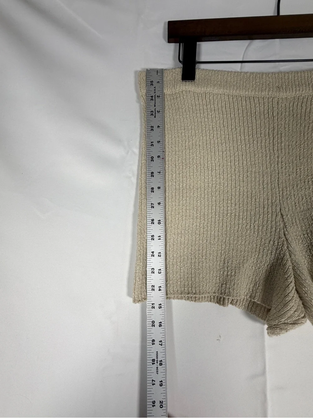 FP BEACH FREE PEOPLE Women’s Size XL Shorts Sweater Knit High Rise Fit